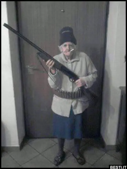 Mafia grandma sticker