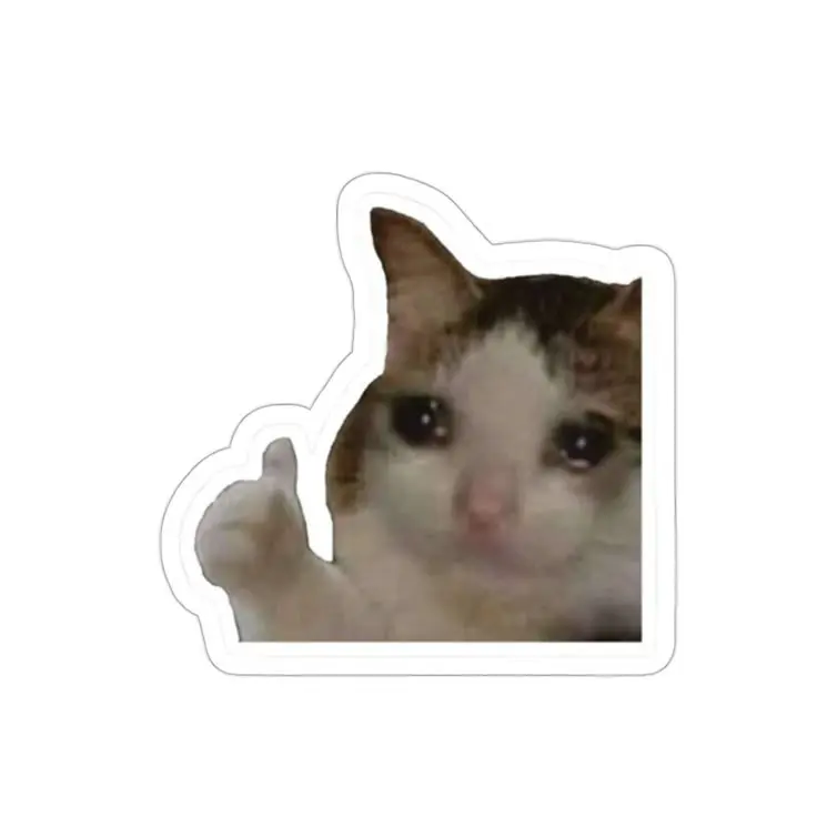 Okie cat meme sticker