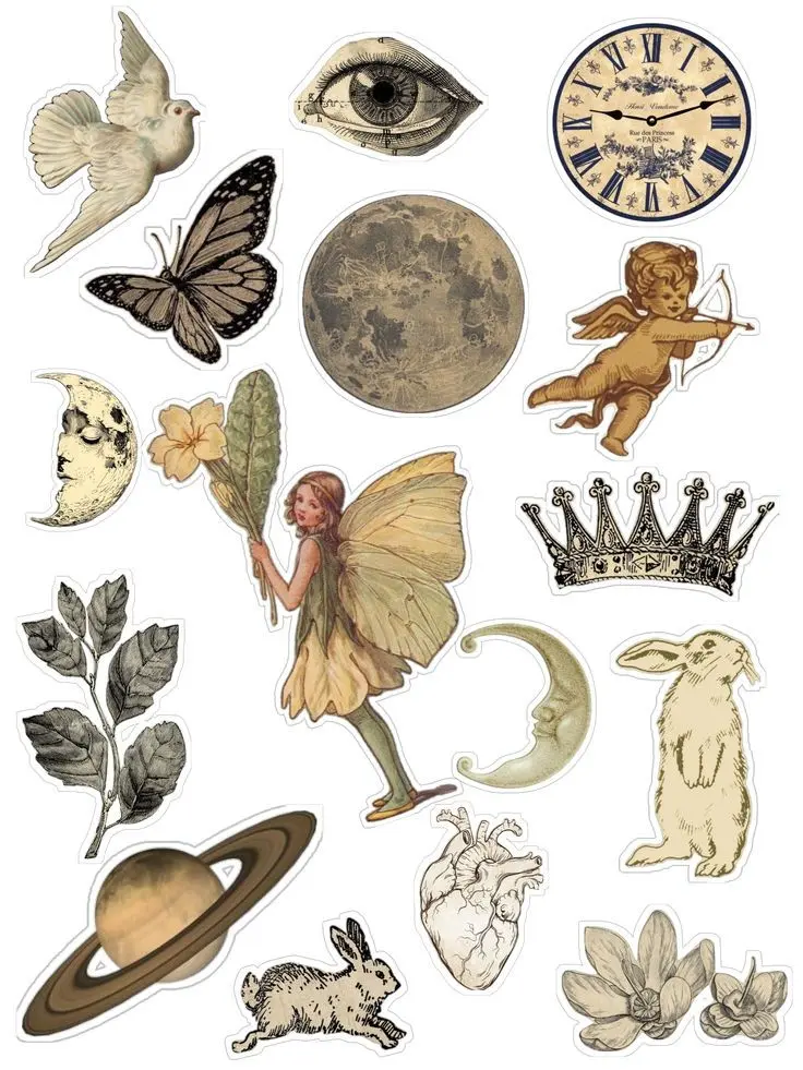 Fairy theme aesthetic stickers