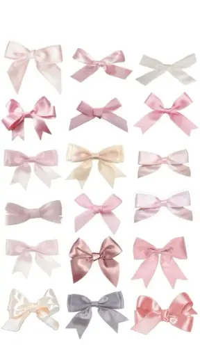 Cute bow stickers